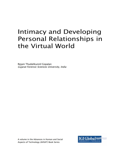 Cover image for book Intimacy and Developing Personal Relationships in the Virtual World