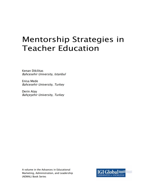 Cover image for book Mentorship Strategies in Teacher Education