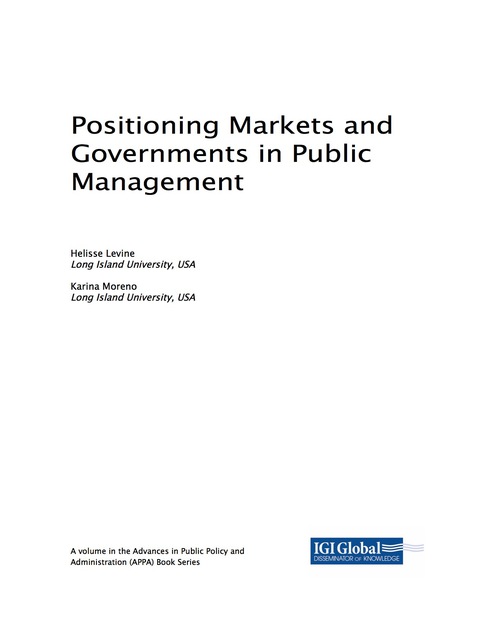 Cover image for book Positioning Markets and Governments in Public Management