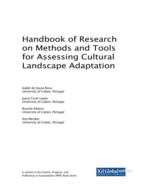 Cover image for book Handbook of Research on Methods and Tools for Assessing Cultural Landscape Adaptation