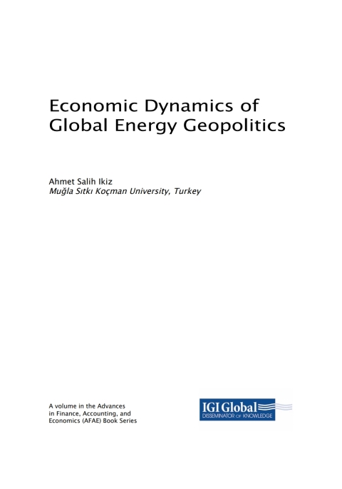 Cover image for book Economic Dynamics of Global Energy Geopolitics