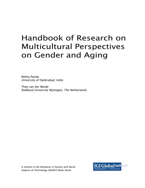 Cover image for book Handbook of Research on Multicultural Perspectives on Gender and Aging