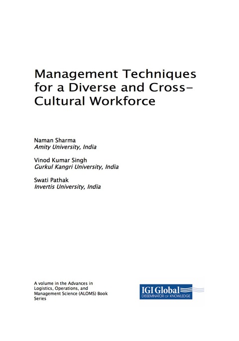 Cover image for book Management Techniques for a Diverse and Cross-Cultural Workforce