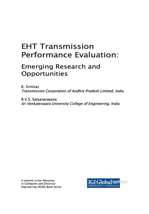 Cover image for book EHT Transmission Performance Evaluation: Emerging Research and Opportunities