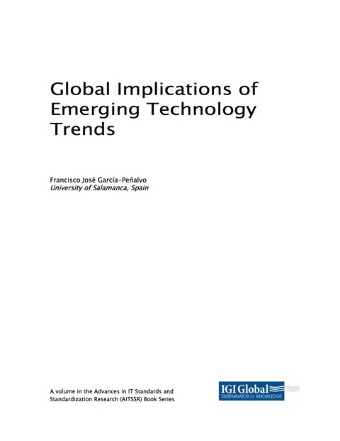 Cover image for book Global Implications of Emerging Technology Trends