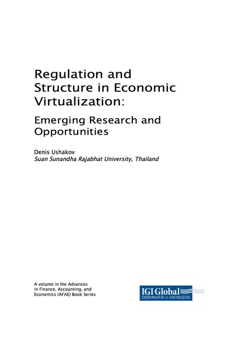Cover image for book Regulation and Structure in Economic Virtualization: Emerging Research and Opportunities