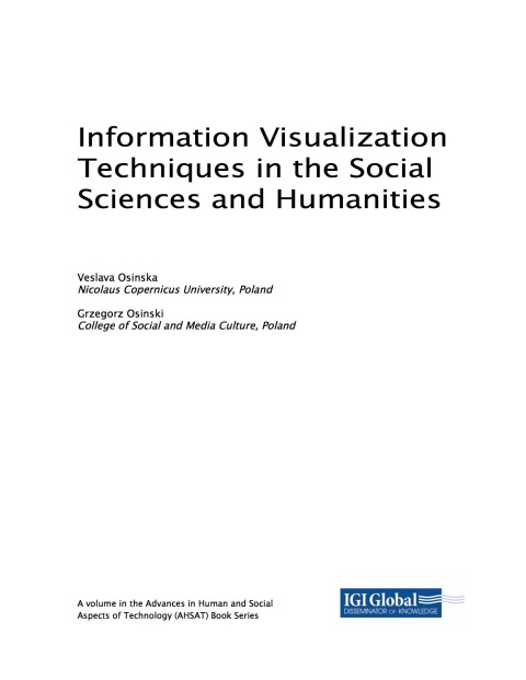 Cover image for book Information Visualization Techniques in the Social Sciences and Humanities