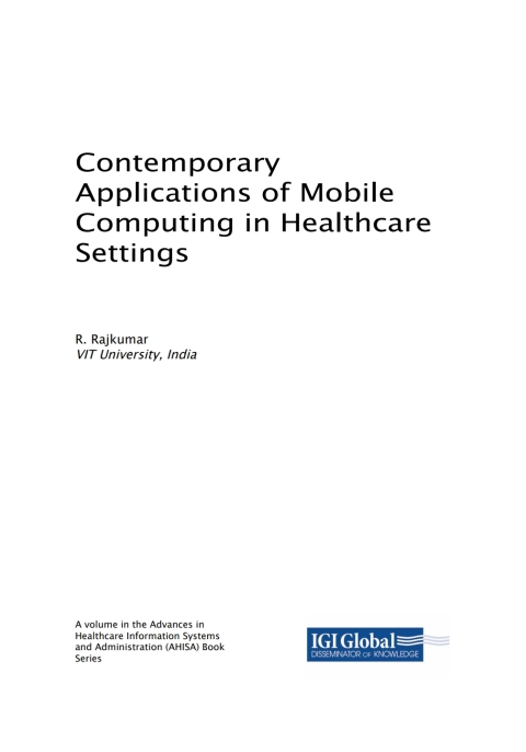 Cover image for book Contemporary Applications of Mobile Computing in Healthcare Settings