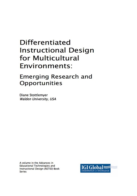 Cover image for book Differentiated Instructional Design for Multicultural Environments: Emerging Research and Opportunities