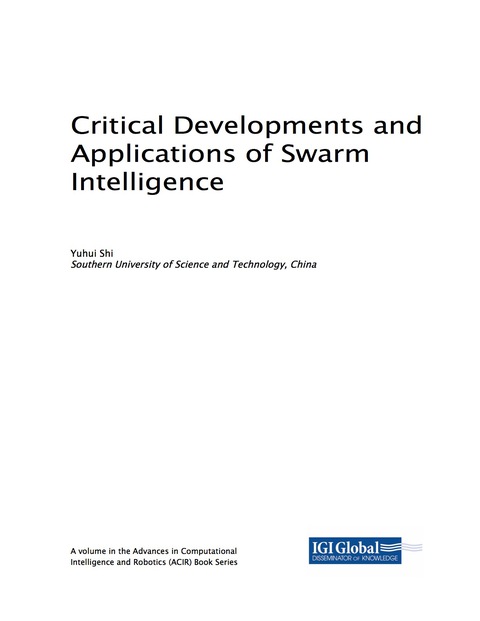Cover image for book Critical Developments and Applications of Swarm Intelligence
