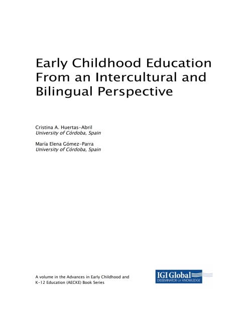 Cover image for book Early Childhood Education From an Intercultural and Bilingual Perspective