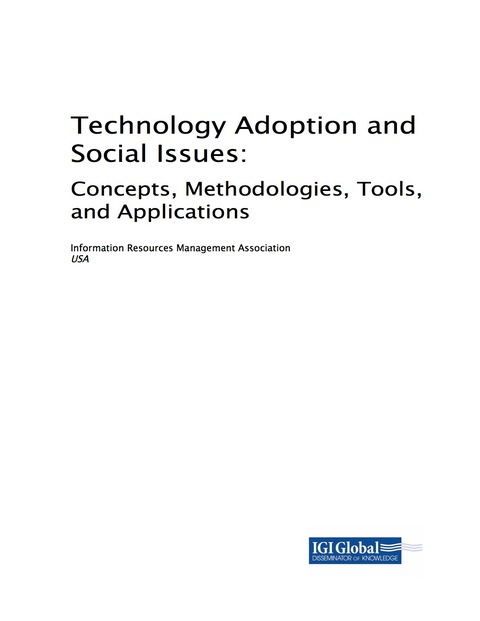 Cover image for book Technology Adoption and Social Issues: Concepts, Methodologies, Tools, and Applications