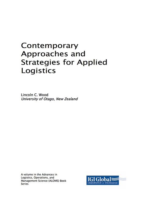 Cover image for book Contemporary Approaches and Strategies for Applied Logistics