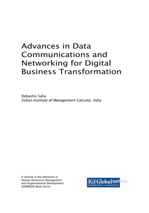Cover image for book Advances in Data Communications and Networking for Digital Business Transformation