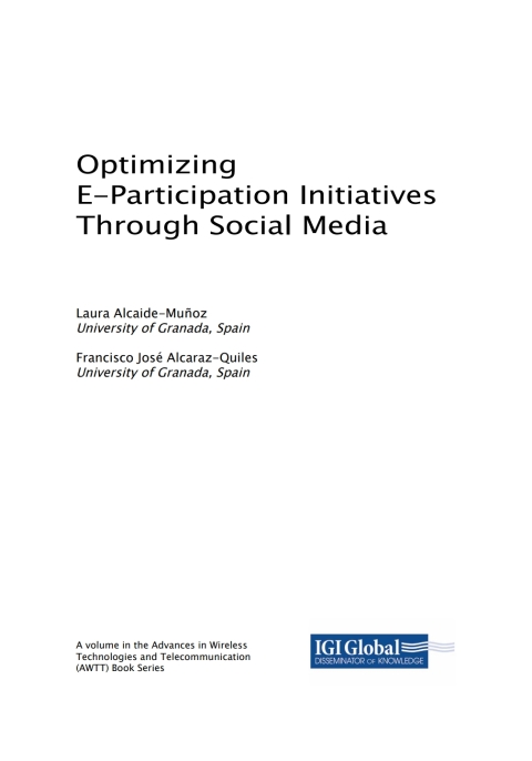 Cover image for book Optimizing E-Participation Initiatives Through Social Media