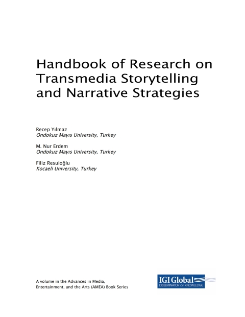 Cover image for book Handbook of Research on Transmedia Storytelling and Narrative Strategies