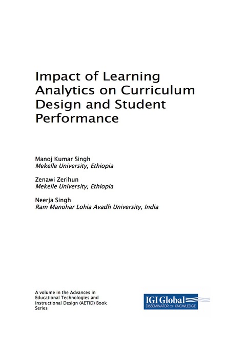 Cover image for book Impact of Learning Analytics on Curriculum Design and Student Performance