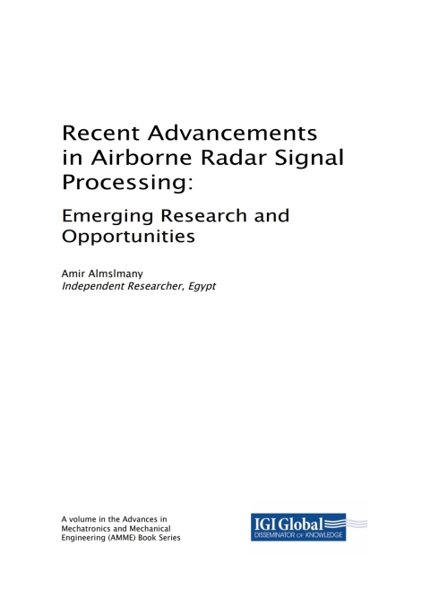 Cover image for book Recent Advancements in Airborne Radar Signal Processing: Emerging Research and Opportunities