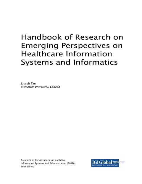 Cover image for book Handbook of Research on Emerging Perspectives on Healthcare Information Systems and Informatics
