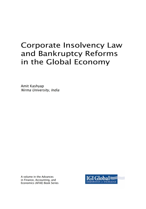 Cover image for book Corporate Insolvency Law and Bankruptcy Reforms in the Global Economy