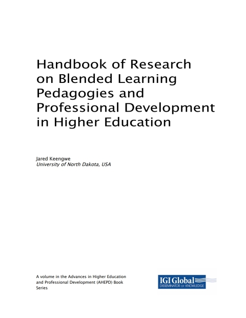 Cover image for book Handbook of Research on Blended Learning Pedagogies and Professional Development in Higher Education
