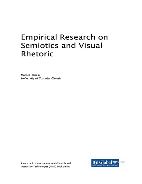 Cover image for book Empirical Research on Semiotics and Visual Rhetoric