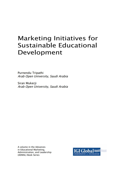Cover image for book Marketing Initiatives for Sustainable Educational Development