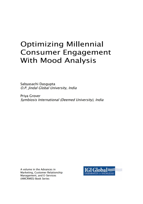 Cover image for book Optimizing Millennial Consumer Engagement With Mood Analysis