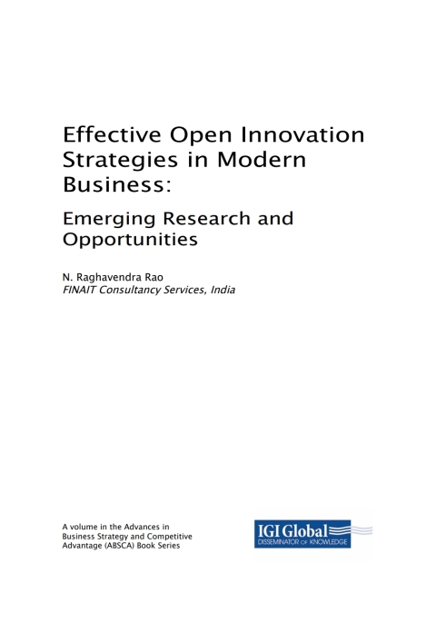 Cover image for book Effective Open Innovation Strategies in Modern Business: Emerging Research and Opportunities
