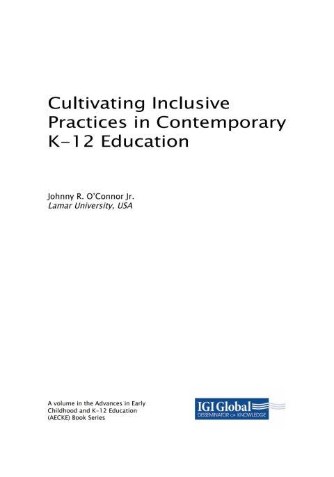 Cover image for book Cultivating Inclusive Practices in Contemporary K-12 Education