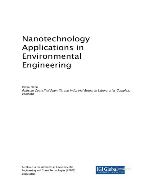 Cover image for book Nanotechnology Applications in Environmental Engineering