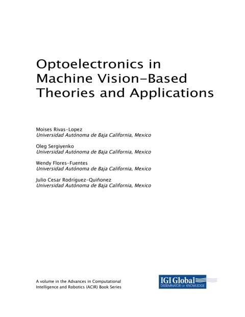 Cover image for book Optoelectronics in Machine Vision-Based Theories and Applications