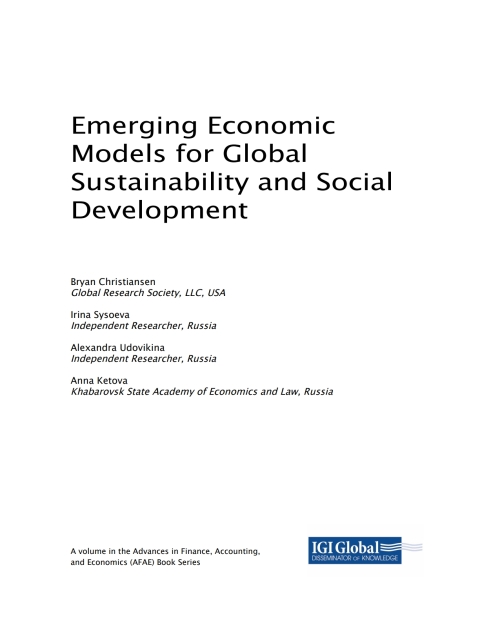 Cover image for book Emerging Economic Models for Global Sustainability and Social Development