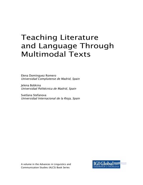 Cover image for book Teaching Literature and Language Through Multimodal Texts