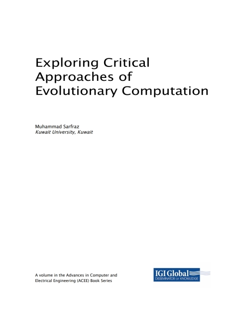 Cover image for book Exploring Critical Approaches of Evolutionary Computation