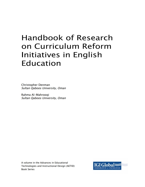 Cover image for book Handbook of Research on Curriculum Reform Initiatives in English Education