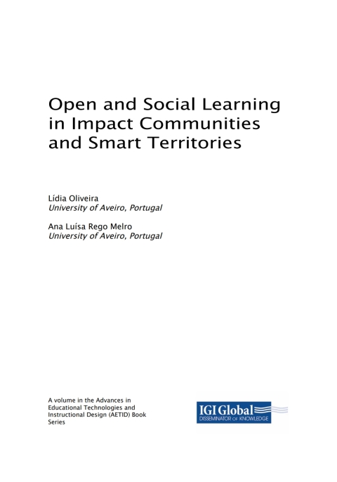 Cover image for book Open and Social Learning in Impact Communities and Smart Territories