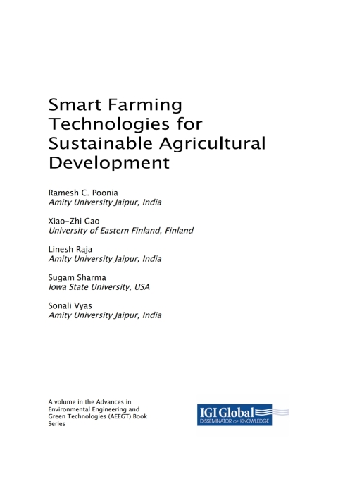 Cover image for book Smart Farming Technologies for Sustainable Agricultural Development