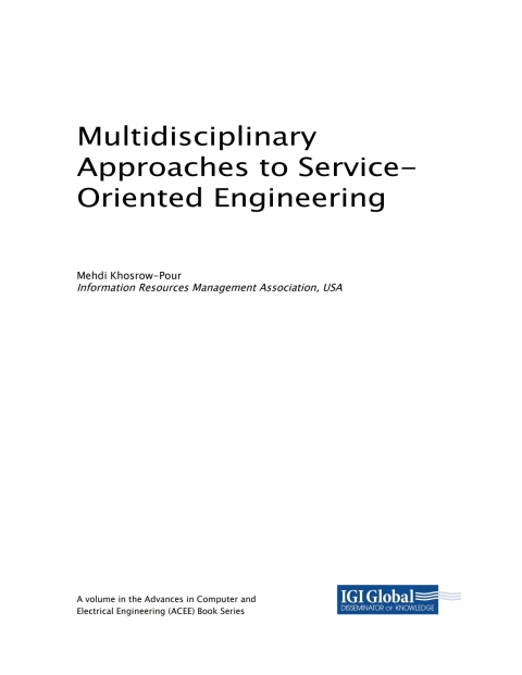 Cover image for book Multidisciplinary Approaches to Service-Oriented Engineering