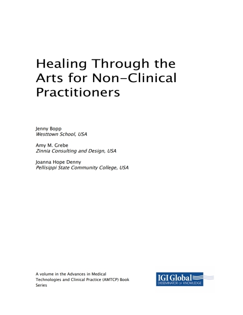 Cover image for book Healing Through the Arts for Non-Clinical Practitioners