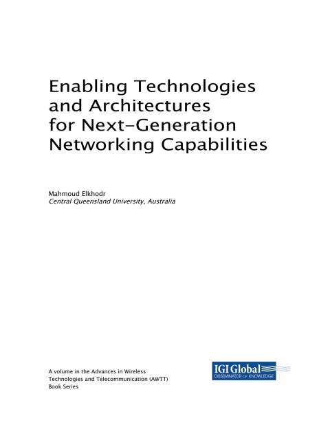 Cover image for book Enabling Technologies and Architectures for Next-Generation Networking Capabilities