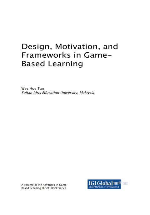 Cover image for book Design, Motivation, and Frameworks in Game-Based Learning