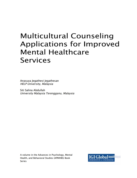 Cover image for book Multicultural Counseling Applications for Improved Mental Healthcare Services