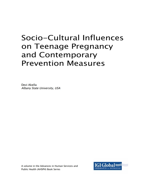 Cover image for book Socio-Cultural Influences on Teenage Pregnancy and Contemporary Prevention Measures