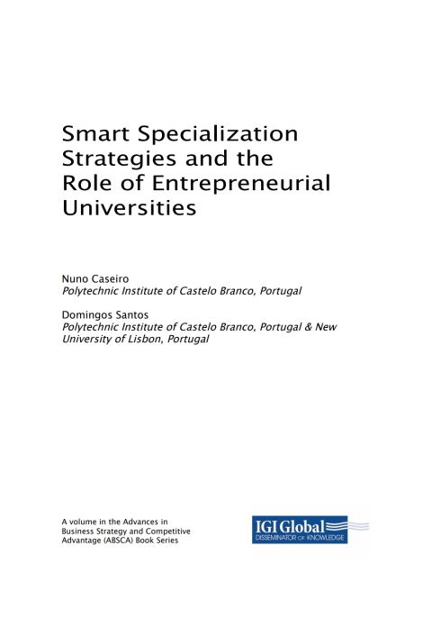 Cover image for book Smart Specialization Strategies and the Role of Entrepreneurial Universities