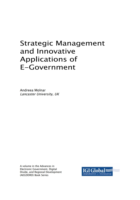 Cover image for book Strategic Management and Innovative Applications of E-Government