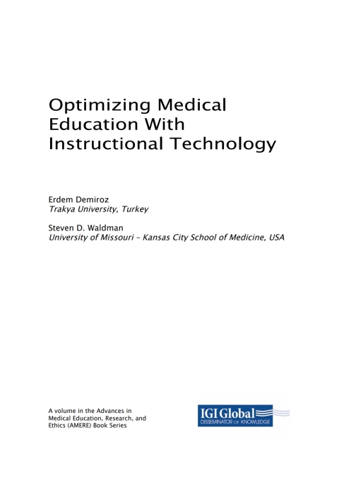 Cover image for book Optimizing Medical Education With Instructional Technology