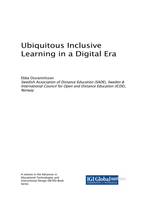 Cover image for book Ubiquitous Inclusive Learning in a Digital Era