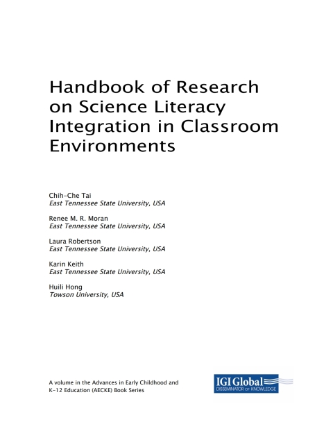 Cover image for book Handbook of Research on Science Literacy Integration in Classroom Environments