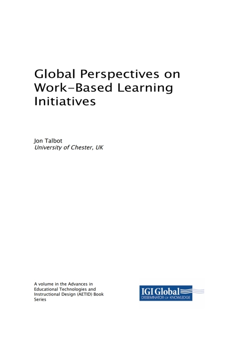 Cover image for book Global Perspectives on Work-Based Learning Initiatives